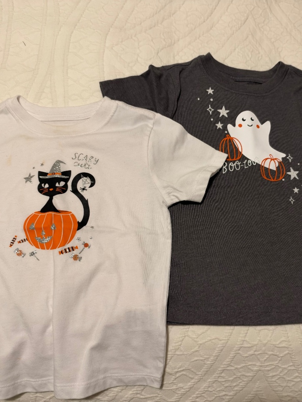 Set of 2 Halloween tees- 3T